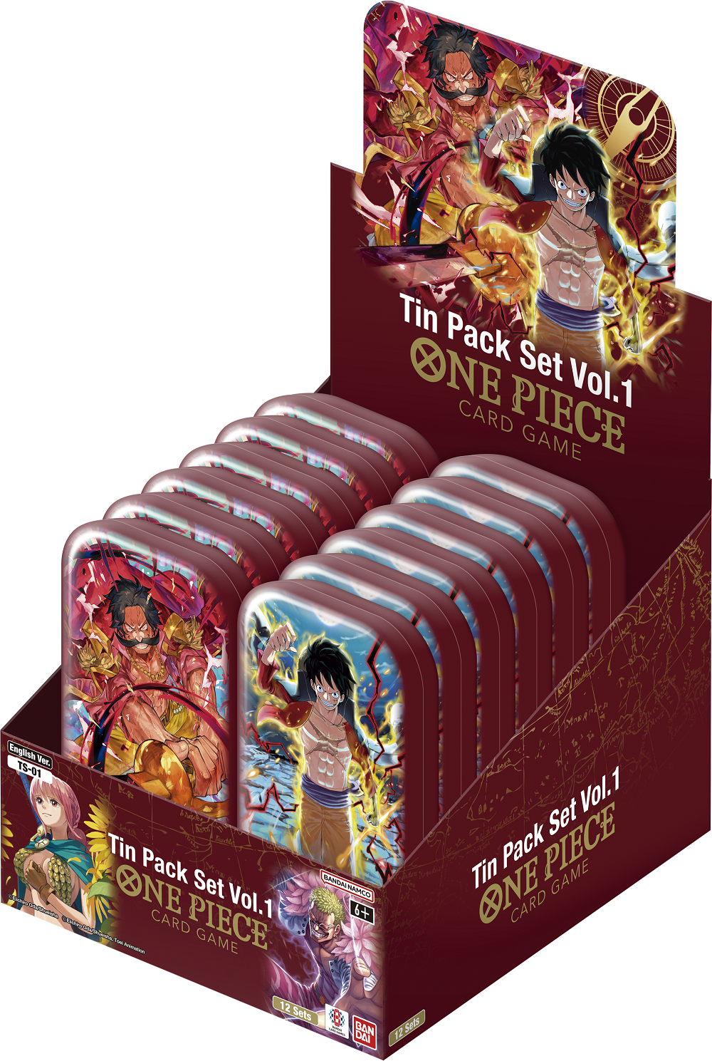 one piece card game tin pack TCG: Carrying on His Will Set Volume 2 Display Box Release date One Piece Tin Pack Set