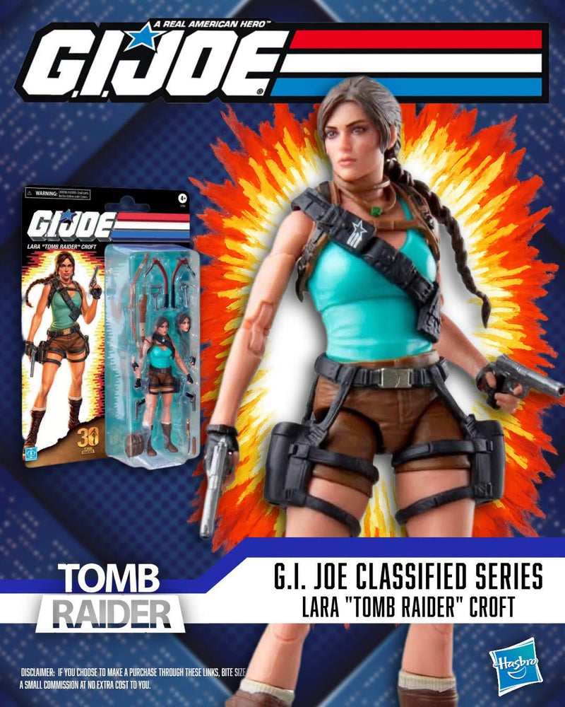 G.I. Joe Classified Series # lara croft Tomb Rider(Preorder Nov 2026)