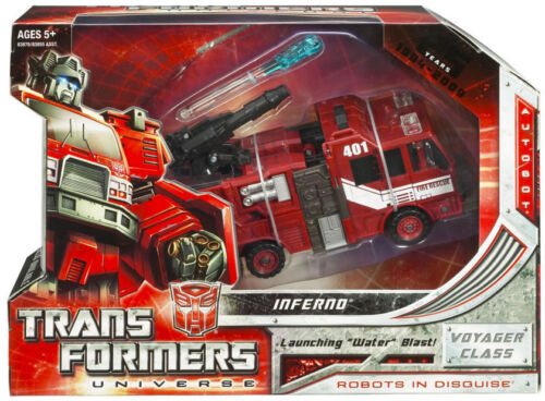 Transformers Universe Voyager Class 25Th Anniversary Inferno - Collectables > Action Figures > toys -  Hasbro