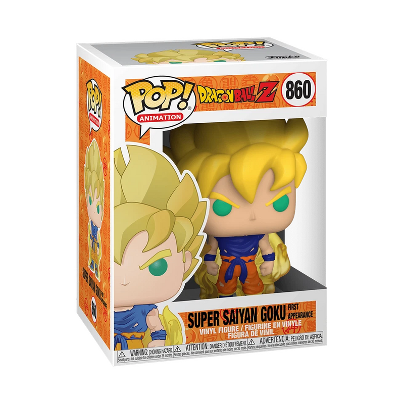 Funko POP! - Dragon Ball Z - Super Saiyan Goku Vinyl Figure (First Appearance) - Collectables > Action Figures > toys -  Funko
