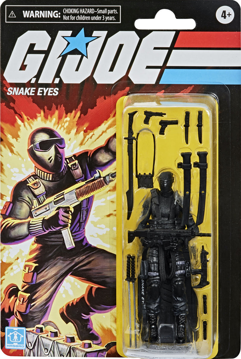 G.I. Joe Retro Collection - Snake Eyes (Subpar Packaging) - Collectables > Action Figures > toys -  Hasbro
