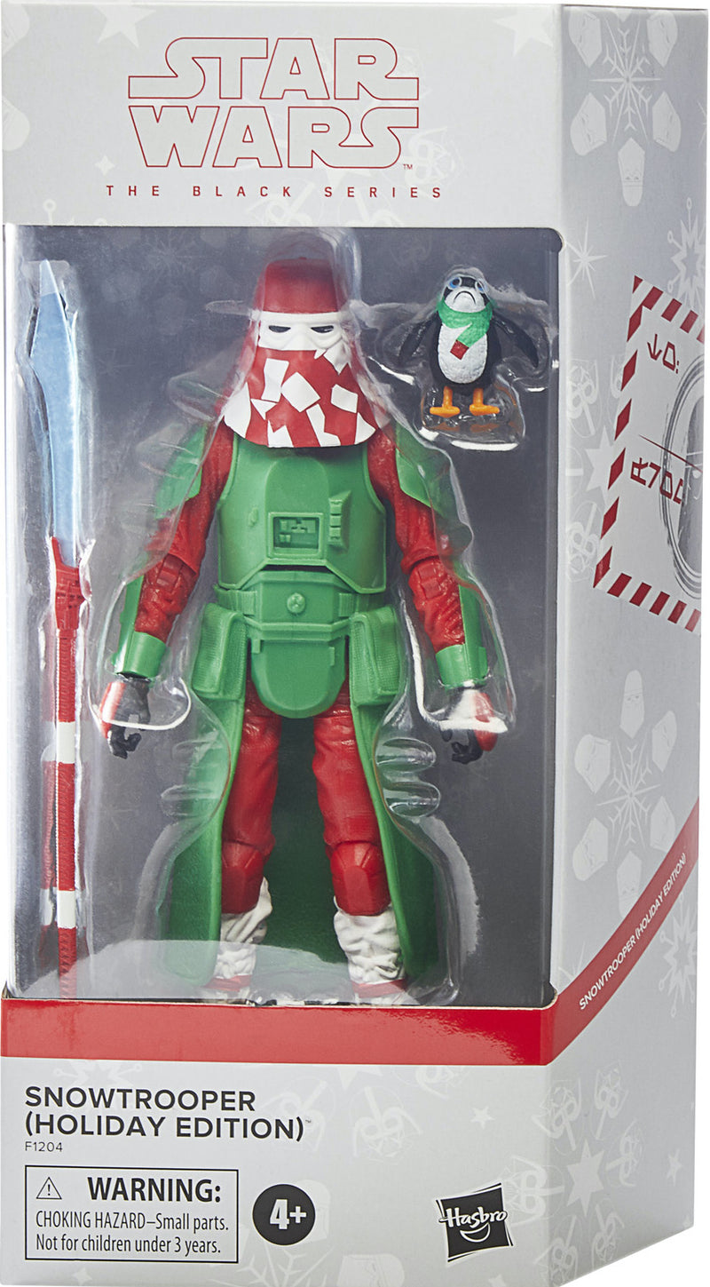 Star Wars 6" Black Series Stormtrooper and Porg (Holiday)