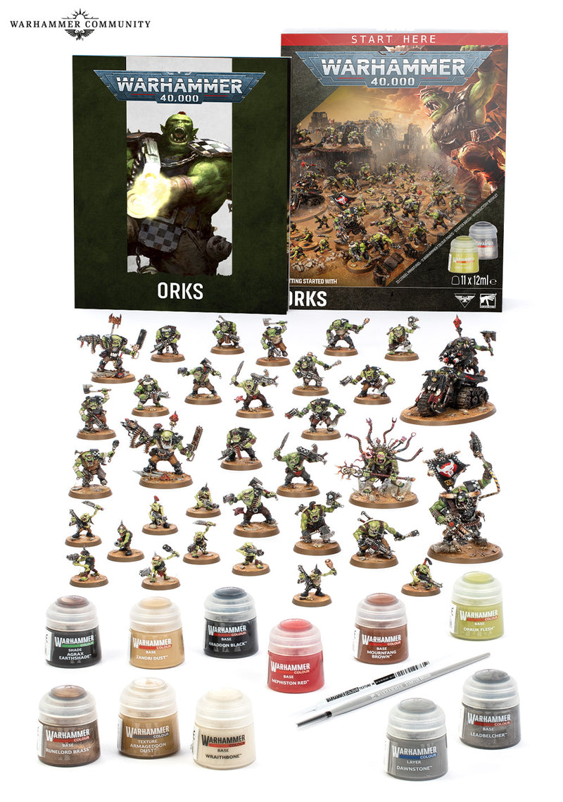 Warhammer 40,000 - Getting Started with Orks (Preorder Jul 25)