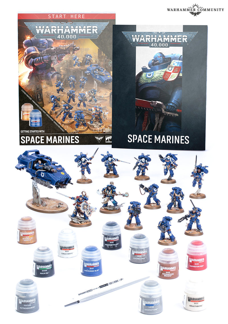 Warhammer 40,000 - Getting Started with Space Marines (Preorder Jul 25)