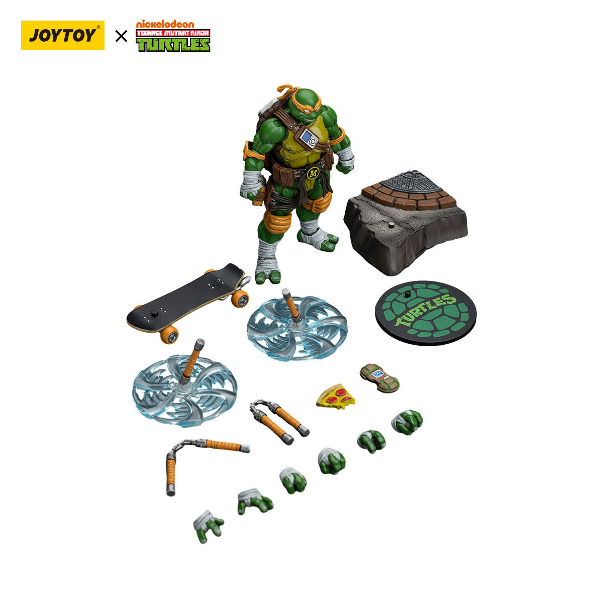 TMNT - 1/18 Scale Teenage Mutant Ninja Turtles - SET OF 4 — Toy