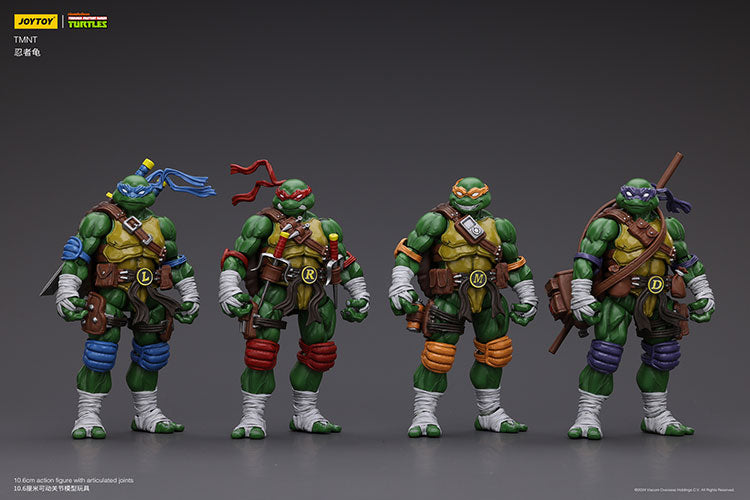 TMNT - 1/18 Scale Teenage Mutant Ninja Turtles - SET OF 4 - Collectables > Action Figures > toys -  Joy Toy
