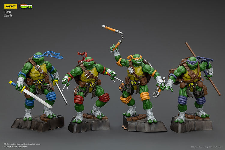 TMNT - 1/18 Scale Teenage Mutant Ninja Turtles - SET OF 4 - Collectables > Action Figures > toys -  Joy Toy