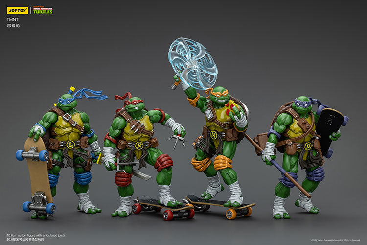 TMNT - 1/18 Scale Teenage Mutant Ninja Turtles - SET OF 4 - Collectables > Action Figures > toys -  Joy Toy