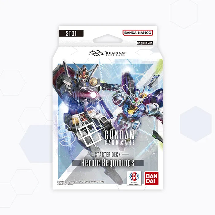GUNDAM CG CG ST-01 HEROIC BEGINNINGS STARTER DECK (preorder July) - Card Games > Collectables > TCG > CCG -  Bandai