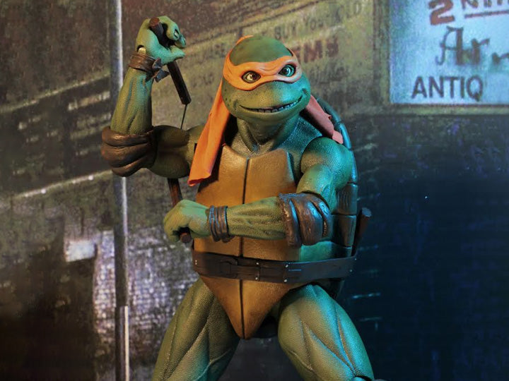 Teenage Mutant Ninja Turtles (1990 Movie) Michelangelo 1/4 Scale Figure (preorder Q2) - Collectables > Action Figures > toys -  Neca