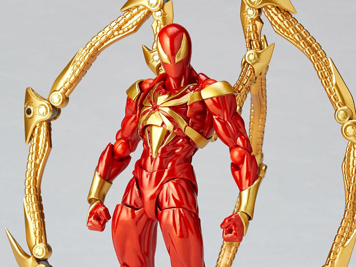 Marvel Amazing Yamaguchi Revoltech No.023 Iron Spider - Reissue - (preorder) - Collectables > Action Figures > toys -  Amazing Yamaguchi