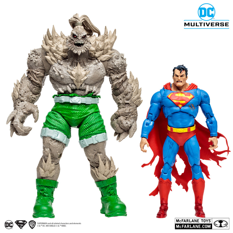 DC Multiverse Superman vs Doomsday (Gold Label) - Exclusive - Collectables > Action Figures > toys -  McFarlane Toys