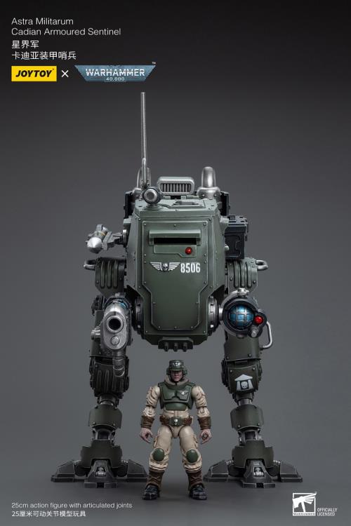 Warhammer 40K Astra Militarum Cadian Armoured Sentinel (preorder Q1) - Collectables > Action Figures > toys -  Joy Toy