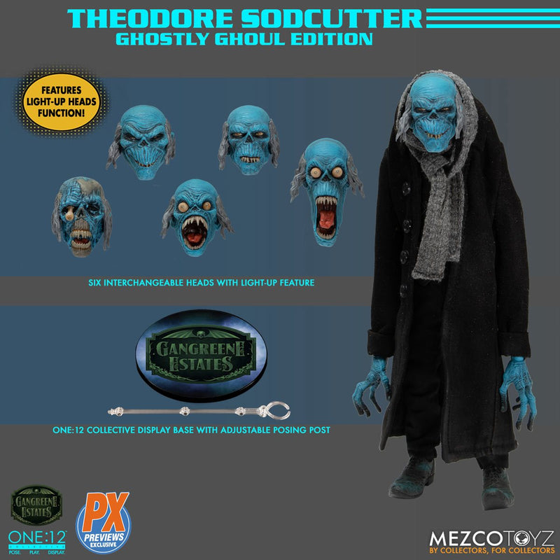 ONE-12 COLLECTIVE THEODORE SODCUTTER GHOSTLY GHOUL ED - Exclusive (preorder Q1) - Collectables > Action Figures > toys -  MEZCO TOYS