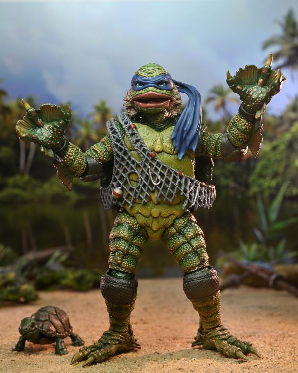 Universal Monsters x Teenage Mutant Ninja Turtles Ultimate Leonardo as The Creature (preorder) - Collectables > Action Figures > toys -  Neca
