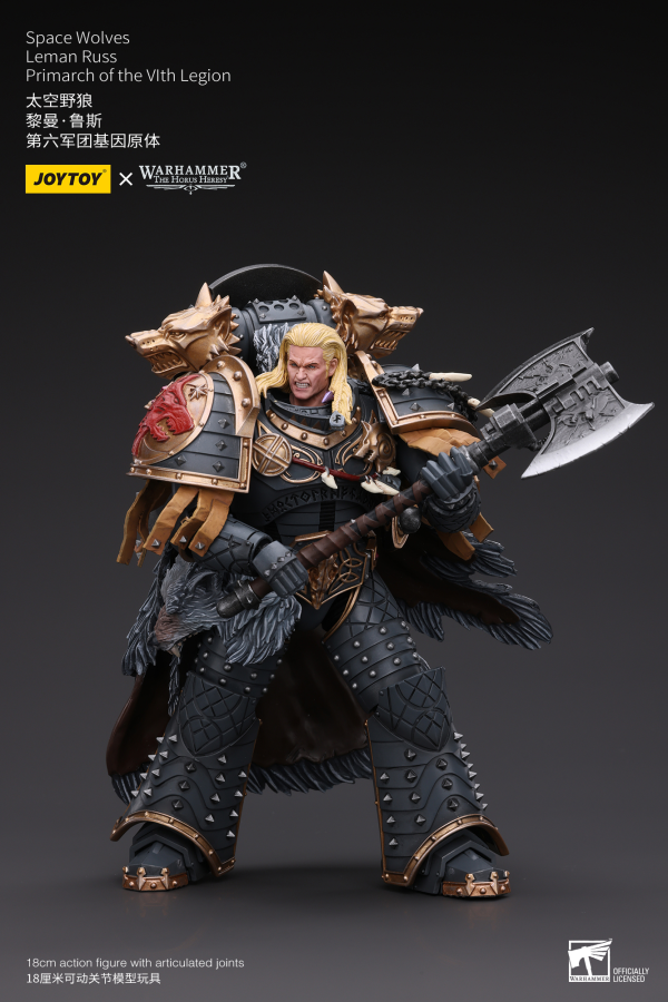Joy Toy Space Wolves Leman Russ Primarch of the VIth Legion (preorder Q4) - Collectables > Action Figures > toys -  Joy Toy