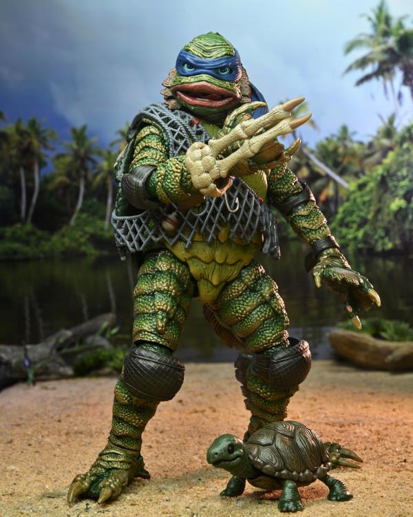 Universal Monsters x Teenage Mutant Ninja Turtles Ultimate Leonardo as The Creature (preorder) - Collectables > Action Figures > toys -  Neca