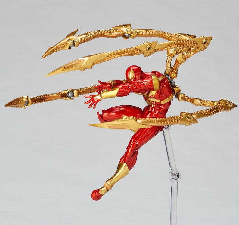 Marvel Amazing Yamaguchi Revoltech No.023 Iron Spider - Reissue - (preorder) - Collectables > Action Figures > toys -  Amazing Yamaguchi
