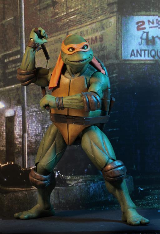 Teenage Mutant Ninja Turtles (1990 Movie) Michelangelo 1/4 Scale Figure (preorder Q2) - Collectables > Action Figures > toys -  Neca
