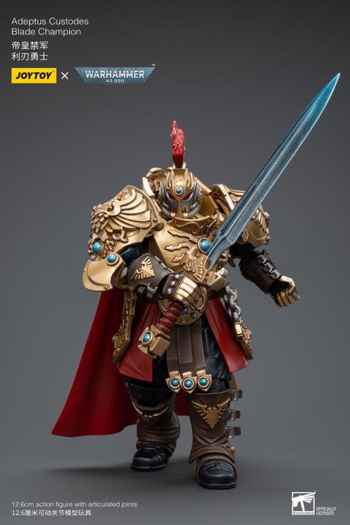 Warhammer 40K Adeptus Custodes Blade Champion (preorder Q1) - Collectables > Action Figures > toys -  Joy Toy