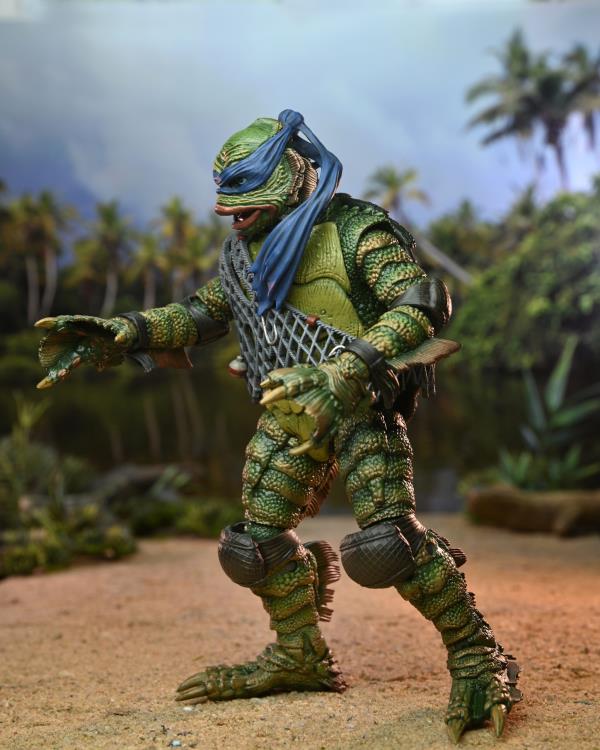 Universal Monsters x Teenage Mutant Ninja Turtles Ultimate Leonardo as The Creature (preorder) - Collectables > Action Figures > toys -  Neca