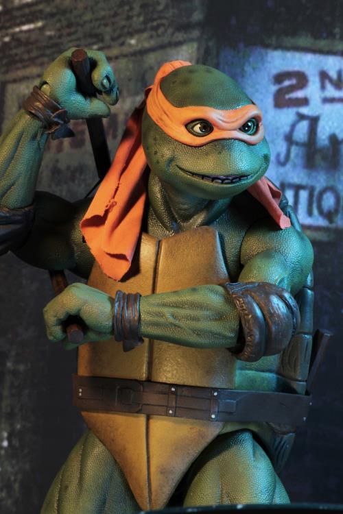 Teenage Mutant Ninja Turtles (1990 Movie) Michelangelo 1/4 Scale Figure (preorder Q2) - Collectables > Action Figures > toys -  Neca