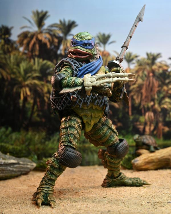 Universal Monsters x Teenage Mutant Ninja Turtles Ultimate Leonardo as The Creature (preorder) - Collectables > Action Figures > toys -  Neca