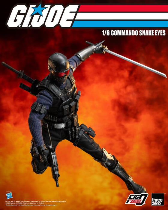 G.I. Joe FigZero Commando Snake Eyes 1/6 (Preorder Q3) - Collectables > Action Figures > toys -  ThreeZero