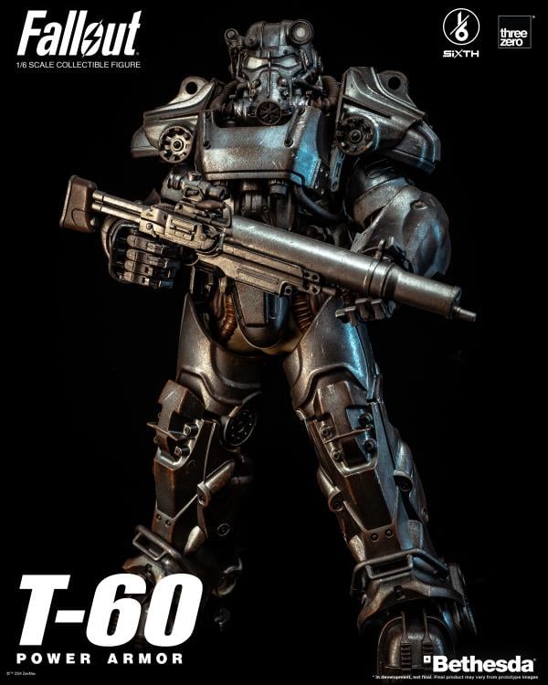 threezero Fallout T-60 フィギュア Threezero - Fallout - T-60 Power Armor – Ages Three and Up