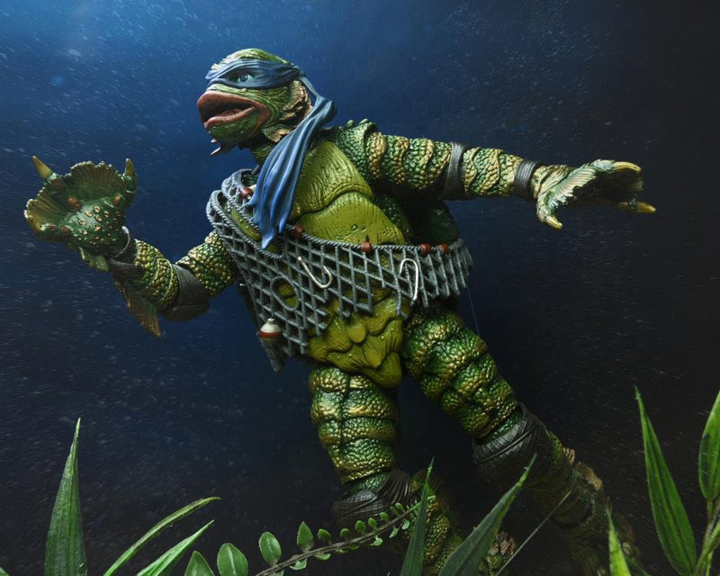Universal Monsters x Teenage Mutant Ninja Turtles Ultimate Leonardo as The Creature (preorder) - Collectables > Action Figures > toys -  Neca
