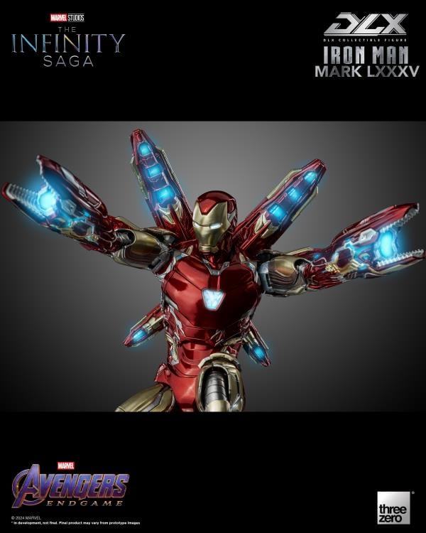 Avengers: The Infinity Saga DLX Iron Man Mark 85 1/12 (preorder Q2) - Collectables > Action Figures > toys -  ThreeZero