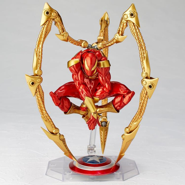 Marvel Amazing Yamaguchi Revoltech No.023 Iron Spider - Reissue - (preorder) - Collectables > Action Figures > toys -  Amazing Yamaguchi