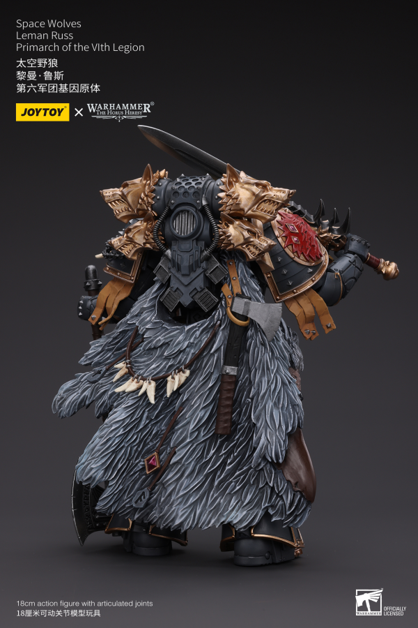 Joy Toy Space Wolves Leman Russ Primarch of the VIth Legion (preorder Q4) - Collectables > Action Figures > toys -  Joy Toy