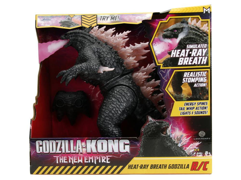 Godzilla x Kong: The New Empire Heat-Ray Breath Godzilla R/C Action Figure (preorder Q1 2024) - Collectables > Action Figures > toys -  Jada Toys