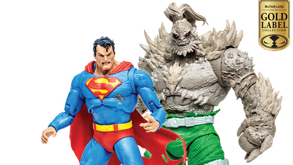 DC Multiverse Superman vs Doomsday (Gold Label) - Exclusive - Collectables > Action Figures > toys -  McFarlane Toys