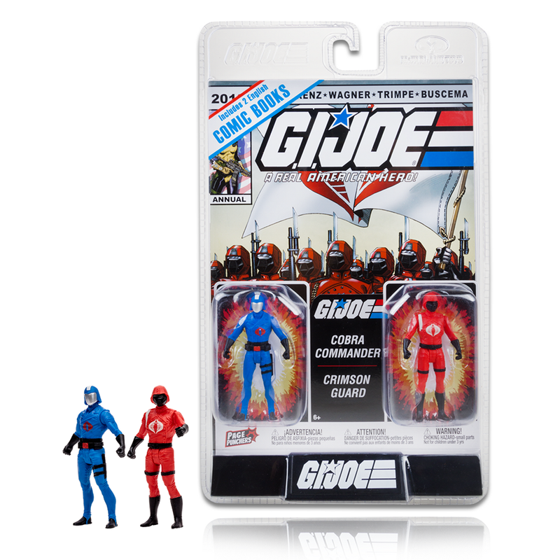 Cobra Commander & Crimson Guard w/Comic (Page Punchers: G.I. Joe) 3" 2-Pack (preorder Q2) - Collectables > Action Figures > toys -  McFarlane Toys