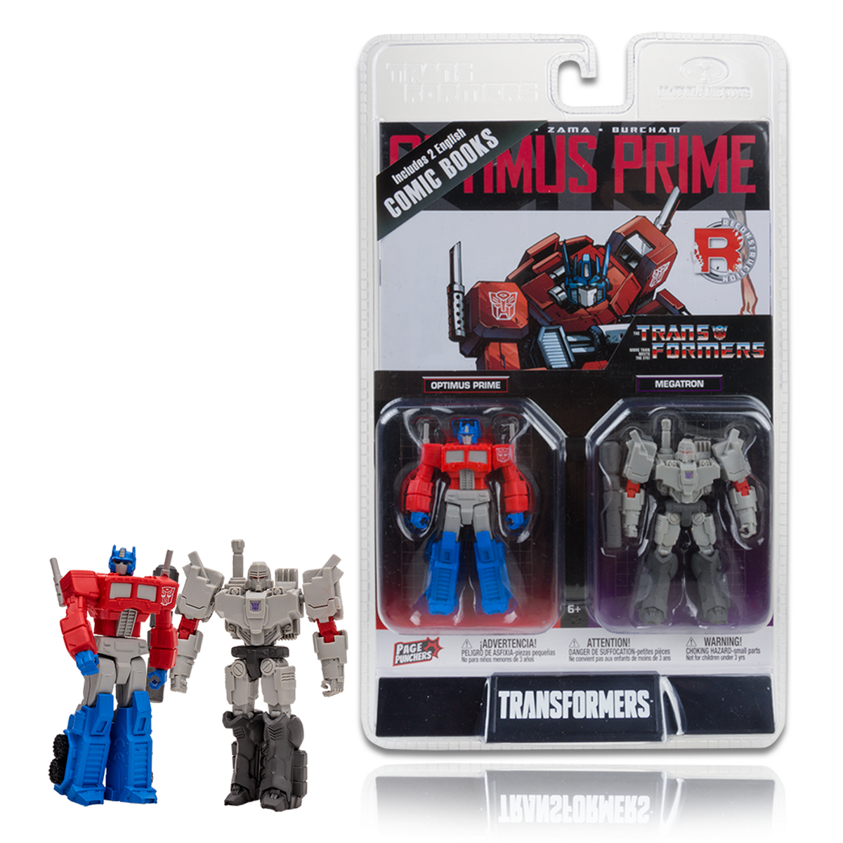 Optimus Prime and Megatron w/Comic (Page Punchers: Transformers) 3