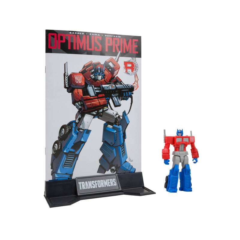 Optimus Prime and Megatron w/Comic (Page Punchers: Transformers) 3" 2-Pack (preorder Q2) - Collectables > Action Figures > toys -  McFarlane Toys