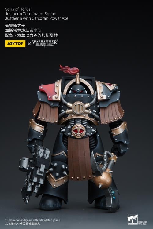 Warhammer 40K - Sons of Horus Justaerin Terminator Squad - with Carsoran Power Axe 1/18 Scale Action Figure (preorder Q4) - Collectables > Action Figures > toys -  Joy Toy