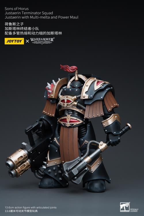 Warhammer 40K - Sons of Horus Justaerin Terminator Squad - with Multi-Melta and Power Maul 1/18 Scale Action Figure (preorder Q4) - Collectables > Action Figures > toys -  Joy Toy