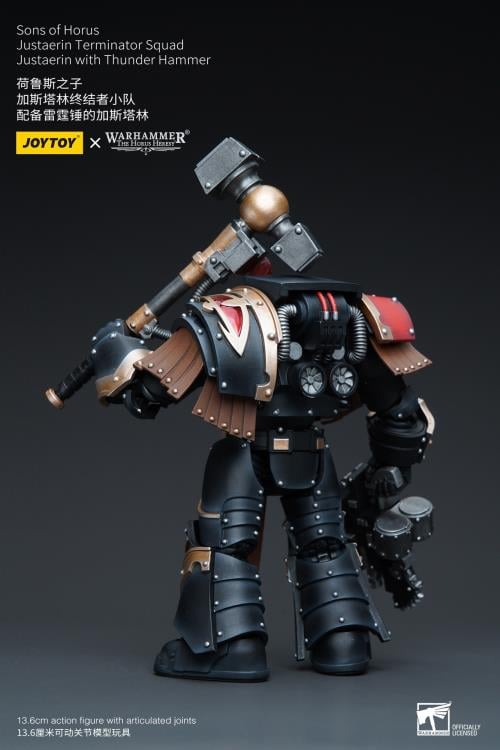 Warhammer 40K - Sons of Horus Justaerin Terminator Squad -with Thunder Hammer 1/18 Scale Action Figure (preorder Q4) - Collectables > Action Figures > toys -  Joy Toy