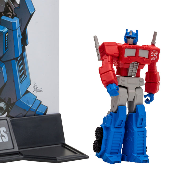 Optimus Prime and Megatron w/Comic (Page Punchers: Transformers) 3" 2-Pack (preorder Q2) - Collectables > Action Figures > toys -  McFarlane Toys