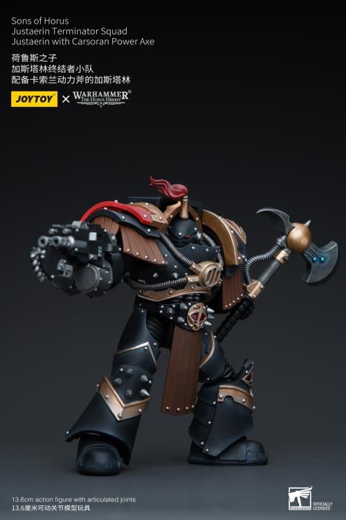Warhammer 40K - Sons of Horus Justaerin Terminator Squad - with Carsoran Power Axe 1/18 Scale Action Figure (preorder Q4) - Collectables > Action Figures > toys -  Joy Toy