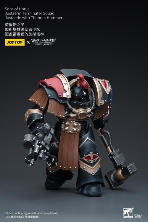 Warhammer 40K - Sons of Horus Justaerin Terminator Squad -with Thunder Hammer 1/18 Scale Action Figure (preorder Q4) - Collectables > Action Figures > toys -  Joy Toy