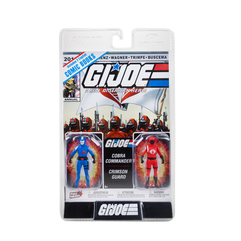 Cobra Commander & Crimson Guard w/Comic (Page Punchers: G.I. Joe) 3" 2-Pack (preorder Q2) - Collectables > Action Figures > toys -  McFarlane Toys