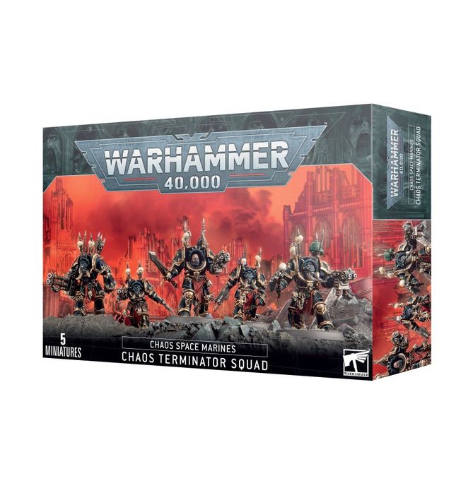 CHAOS SPACE MARINES: TERMINATORS - Miniature -  Games Workshop