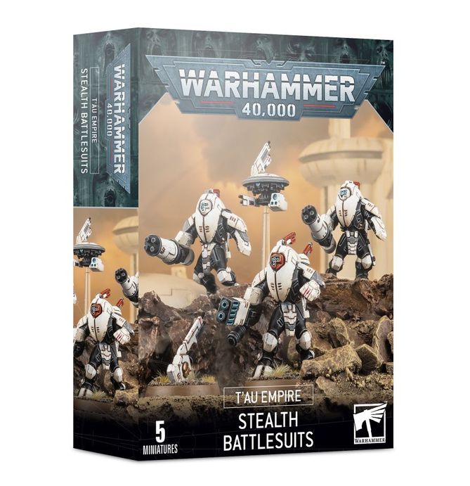 T'AU EMPIRE: STEALTH BATTLESUITS - Miniature -  Games Workshop
