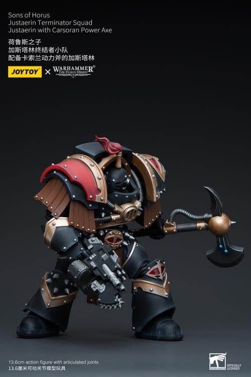 Warhammer 40K - Sons of Horus Justaerin Terminator Squad - with Carsoran Power Axe 1/18 Scale Action Figure (preorder Q4) - Collectables > Action Figures > toys -  Joy Toy