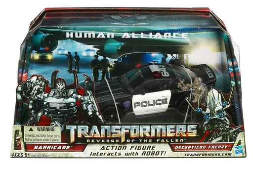 Transformers Human Alliance Barricade with Decepticon Frenzy - Collectables > Action Figures > toys -  Hasbro