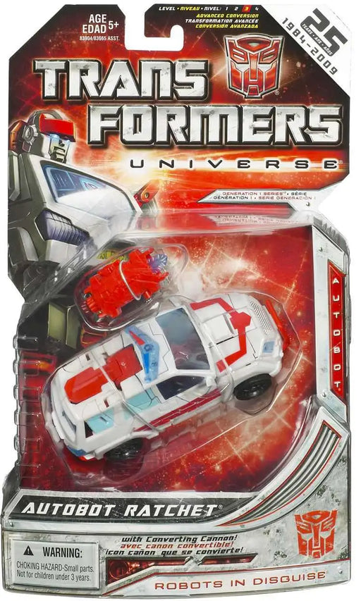 Transformers Universe Classic Series Deluxe Class 25th Anniversary Autobot Ratchet - Collectables > Action Figures > toys -  Hasbro